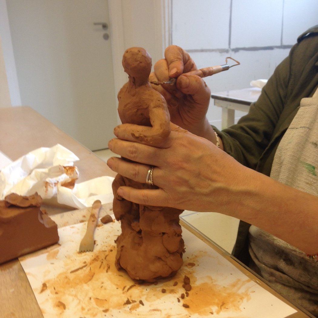 Sculpture en terre (modelage) 1